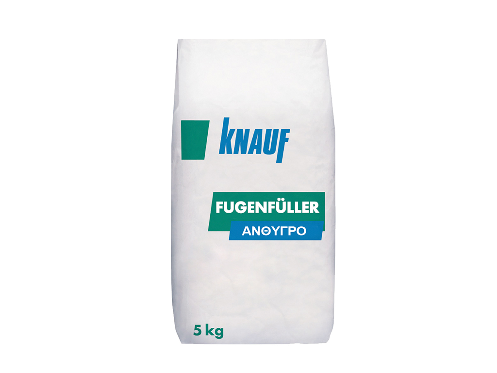 Knauf - Fugenfuller Yλικό αρμολόγησης ανθυγρών γυψοσανίδων - 498022  0082 FUGENFULLER ΑΝΘΥΓΡΟ 5 KG ΣAK